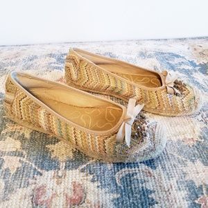 Simply Vera Wang multicolored linen espadrilles